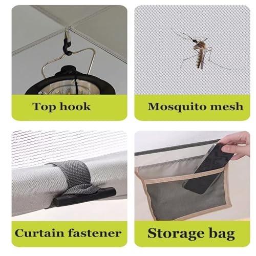 Carpa automática impermeable con protección solar para 1 persona miniatura 7