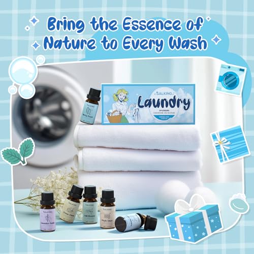 Image of SALKING Laundry Fragrance Oils, Premium Essential Oil for Diffuser for Home