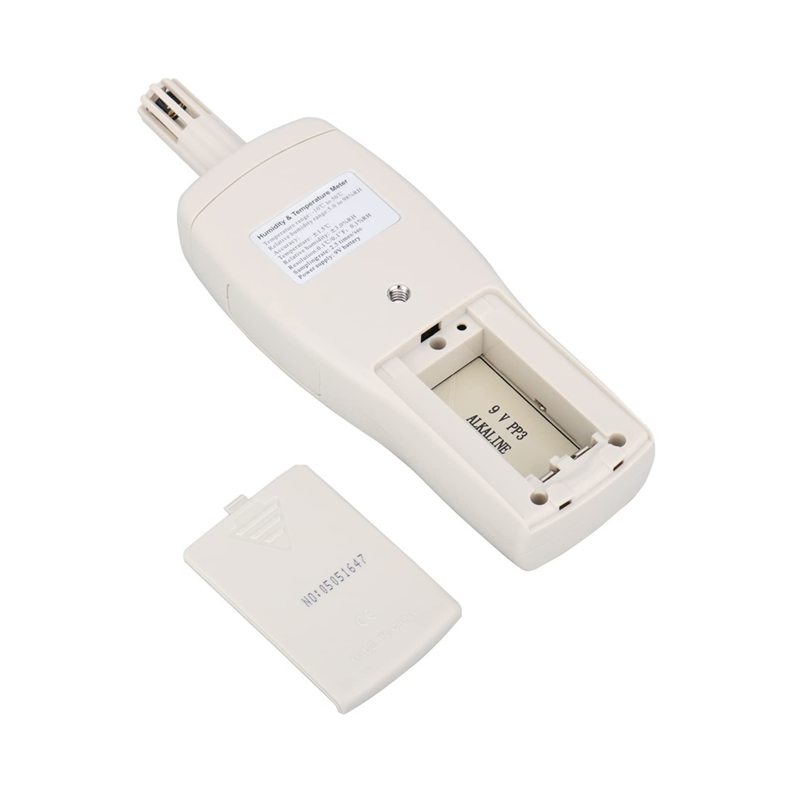 Medidor de temperatura humedad Higrómetro digital Sensor -10~50C 5% 98% Para laboratorio