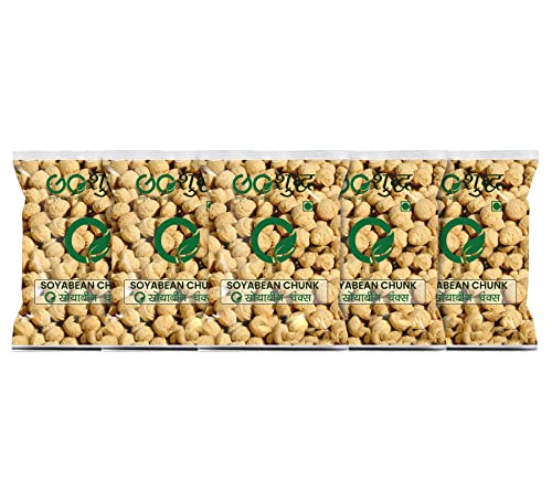 Goshudh Soya Chunks 1.25 kg (250g Each of 4) | Soya Badi