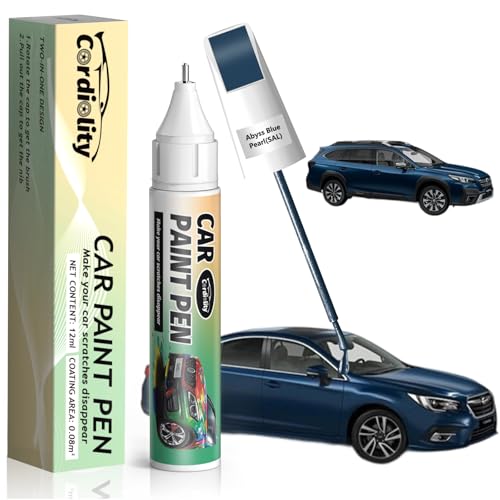 Image of SAL Abyss Blue Pearl Touch Up Paint for Subaru, Color Accurate Car Paint Scratch Repair Pen, Quick & Easy Fix Automotive Chips and Nicks