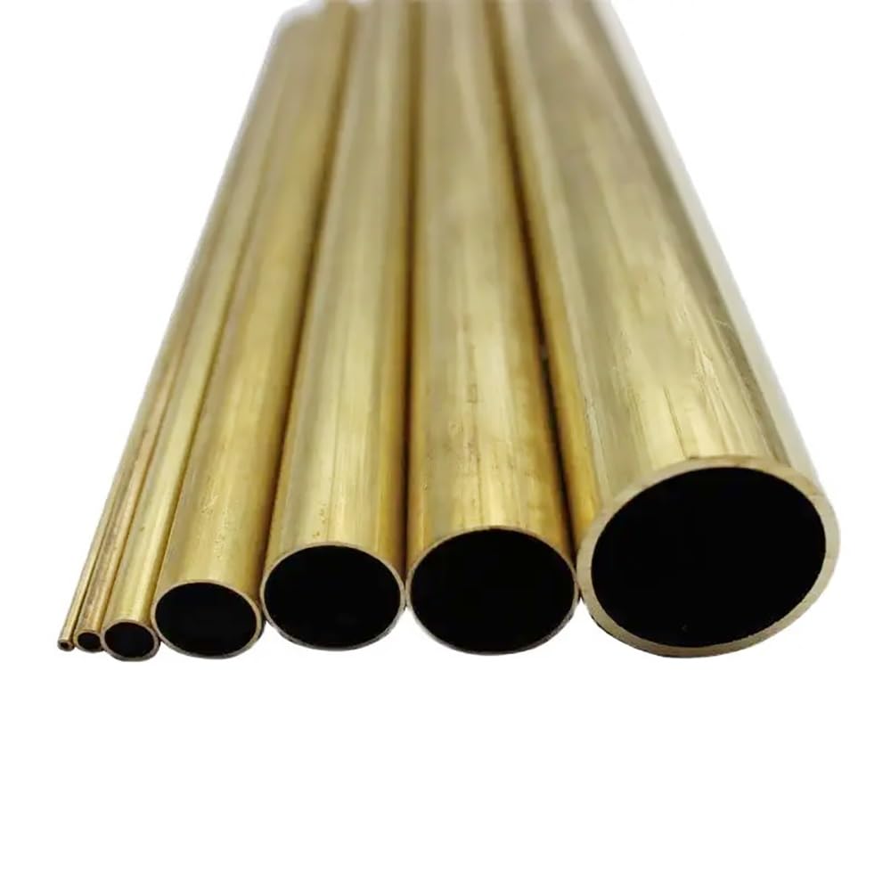 Tubo de latón H62 de 20 mm de diámetro exterior, 10/14/16/17/18/19 mm de diámetro interior, 500 mm de longitud, 1 unidad(20x18x500mm)
