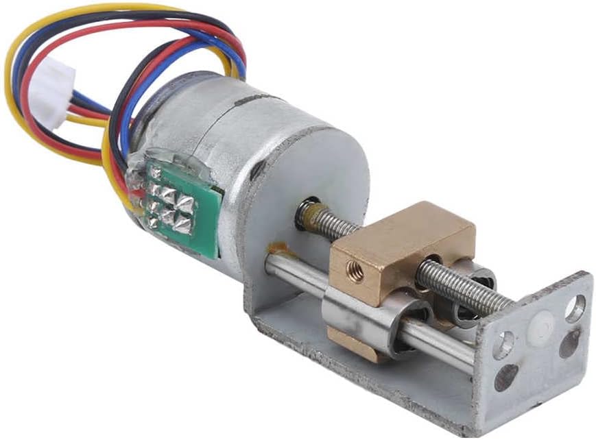 09/20 Stepper Motor 20mm 2 Phase 4 Wire System Mini Linear Lead Screw Nut Slider Moving Push Motors