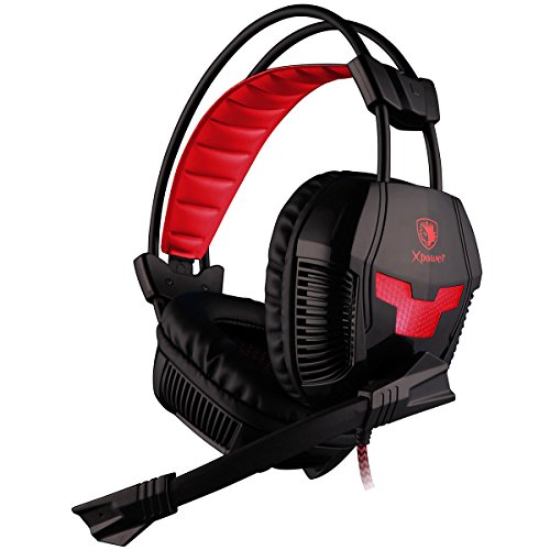 Sades Intra-Auriculaires Casque Gaming SA-706 Black/Red