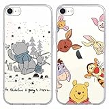 FGIAZDU 2 Pack Anime Phone Case for iPhone 6,Cute Bear Fun Tiger Cartoon Cover Aesthetic Character Cases for Girls Boys Women Kids,Soft TPU Shockproof Protective Funda for iPhone 6 4.7' Clear