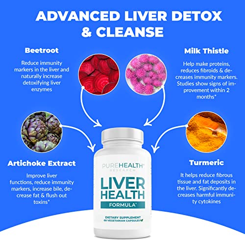 Purehealth Research LIVERHEALTH Liver Health – Liver Cleanse Detox & Repair thumb #4