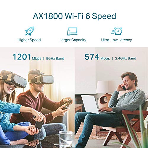 Image of TP-Link AX1800 Dual Band Wi-Fi 6 Range Extender, Broadband /WiFi Extender, Wireless Booster /Hotspot with 1 Gigabit Port & 2 External Antennas, Built-in Access Point Mode, (RE605X)