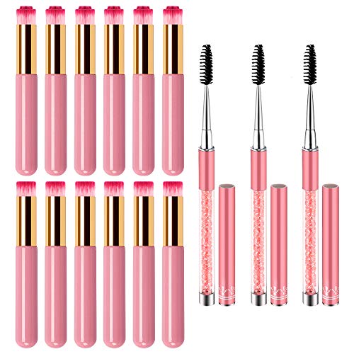 15Pcs Nasal Brush Nose Brushes Cleaner Lash Brush Eyelash Brush Makeup Brushes Extension Eyelash Nose Pore Deep Cleaning Brush Remover Tool Makeup Accessories And Supplies