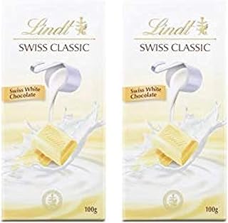 شوكولاتة بيضاء من ليندت، 100 جرام، عبوة مزدوجة