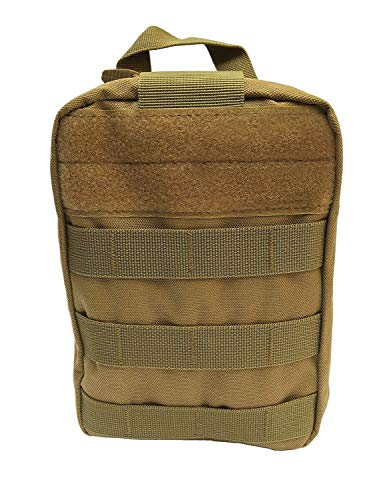 WildCow Emergency Pet First Aid Kit for Dogs, Cats, Small Animals (Solid Tan)