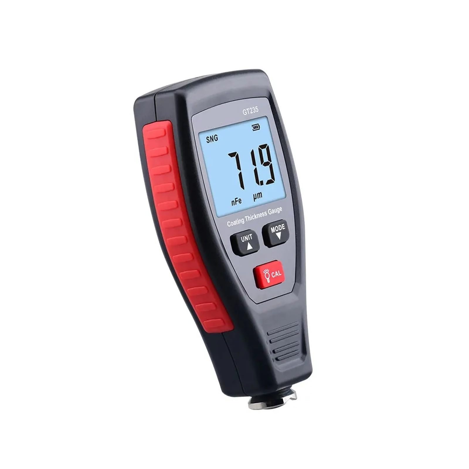 0~1800 μm inteligentny miernik grubości powłoki LCD automatyczna identyfikacja samochodowa metalowa folia tester grubości farby
