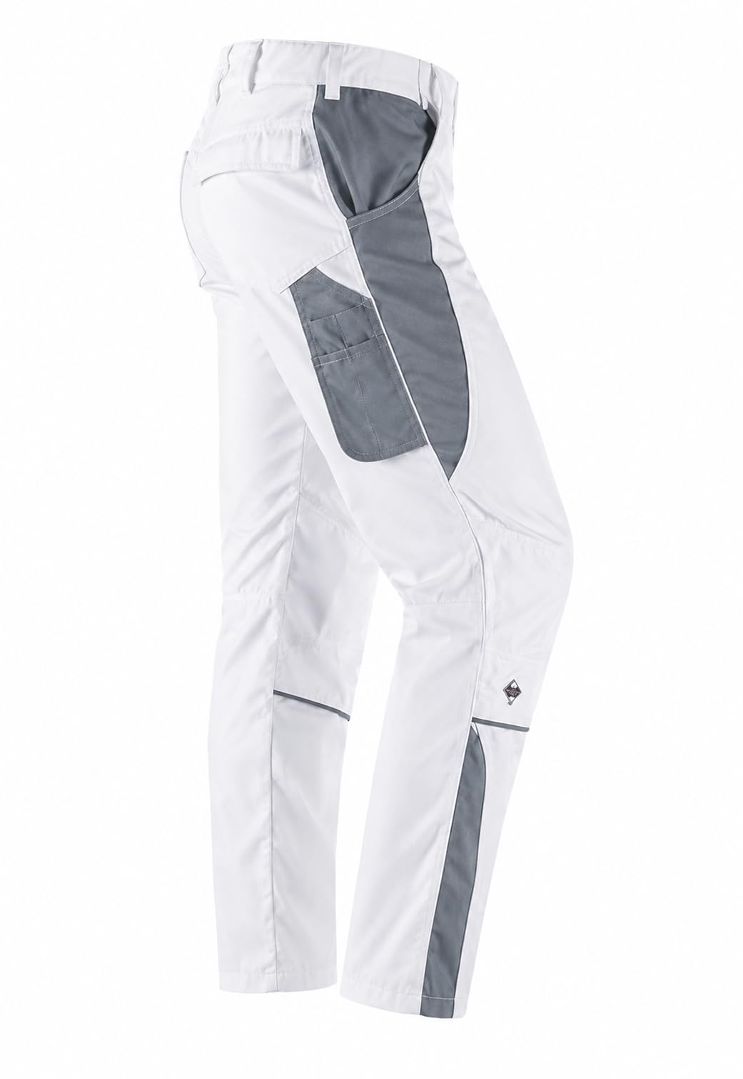 Generisch e.s.Active Bundhose Herren – Robuste Arbeitshose mit Flexbelt & Kniepolstertaschen weiß