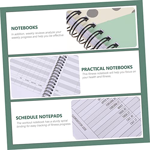 Fitness Punch Book Paper Notebook Pocket Note Pad A5 Notebook Workout Planner Attendance Book Wellness Tracker Journal Fitness Journal For Women Workout Journal Diary Book Paper #TOP7