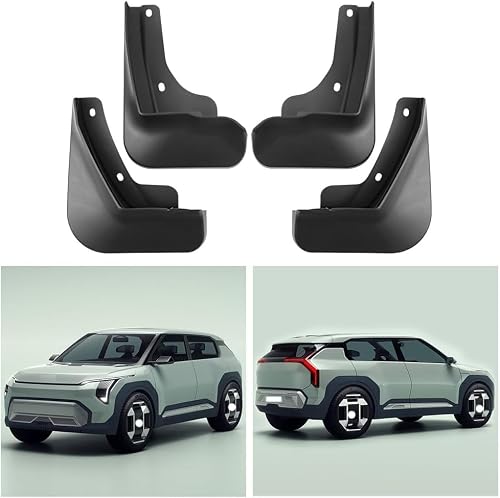 RESKIU 4PCS Mud Flaps for Kia EV3 2024, Splashproof No Drill Easy Install Front Rear Wheel Protection Fender Mudflaps All-Weather Splash Guards