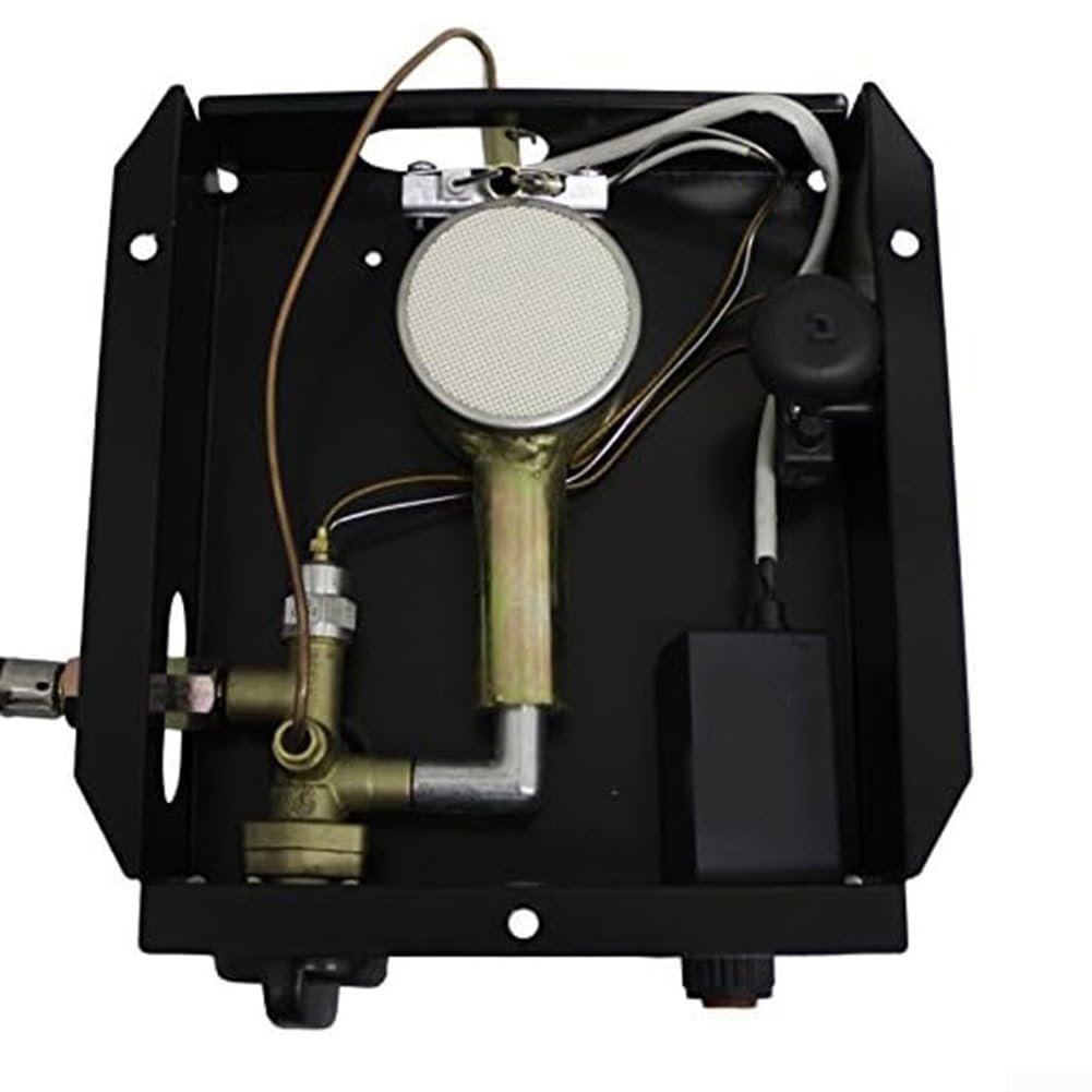 Kit De Reemplazo De Quemador para Calentador De Patio De 47000 Btu con Caja De Control, Termopar Y Válvula De Seguridad De Inclinación para Calentador De Propano Show A