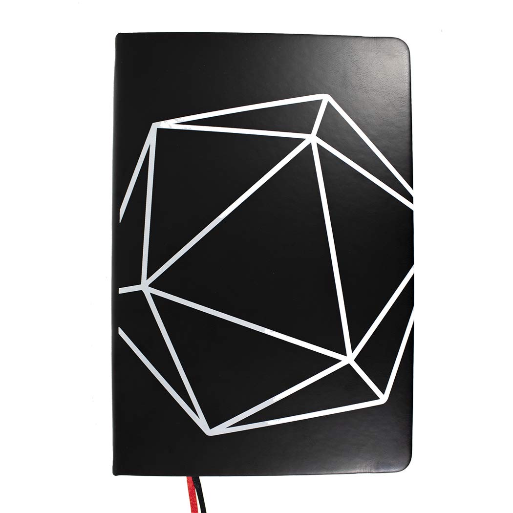 DND Notebook Gift Set - Hardback Journal and Pen for Dungeons and Dragons and Other RPG Games - D20 Design