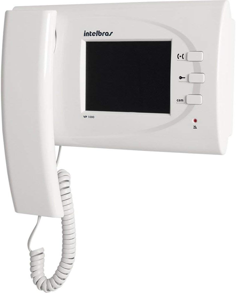 მხარე view of Intelbras VP 1000 EV showing volume and ring controls