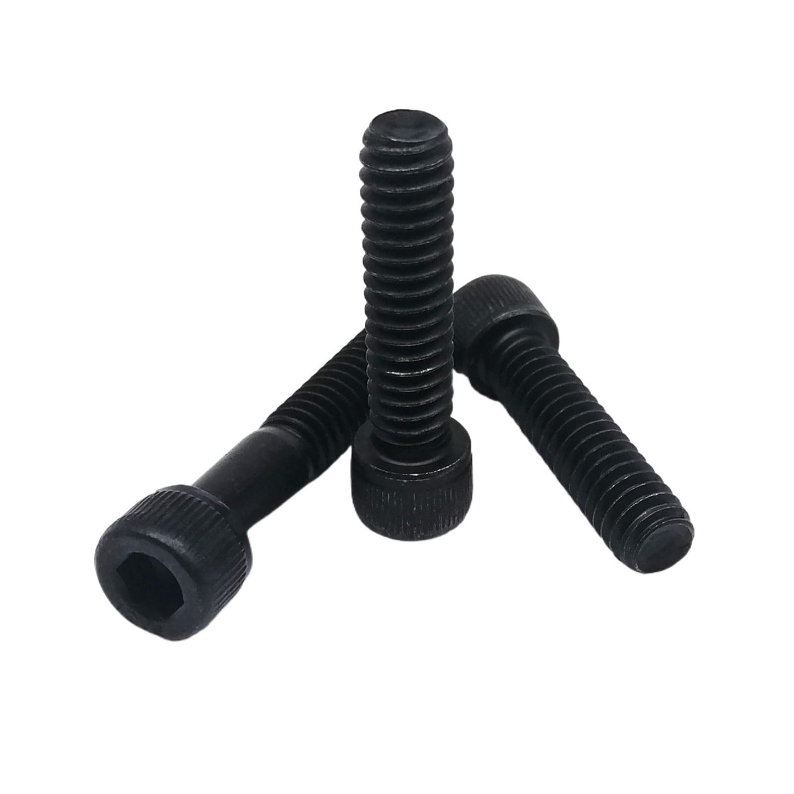 Ctongrun-Bulloni a testa cilindrica UNF 0# UNC 2# 4# 5# 6# 8# 10# Viti a brugola con esagono incassato in acciaio legato nero Durevole e resistente(5/8",50pcs UNC 4-40)