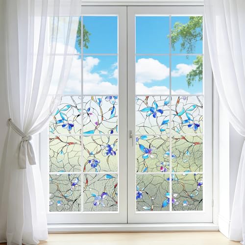 Película para ventana NINETREX privacidad efecto esmerilado 44.5x200cm miniatura 2
