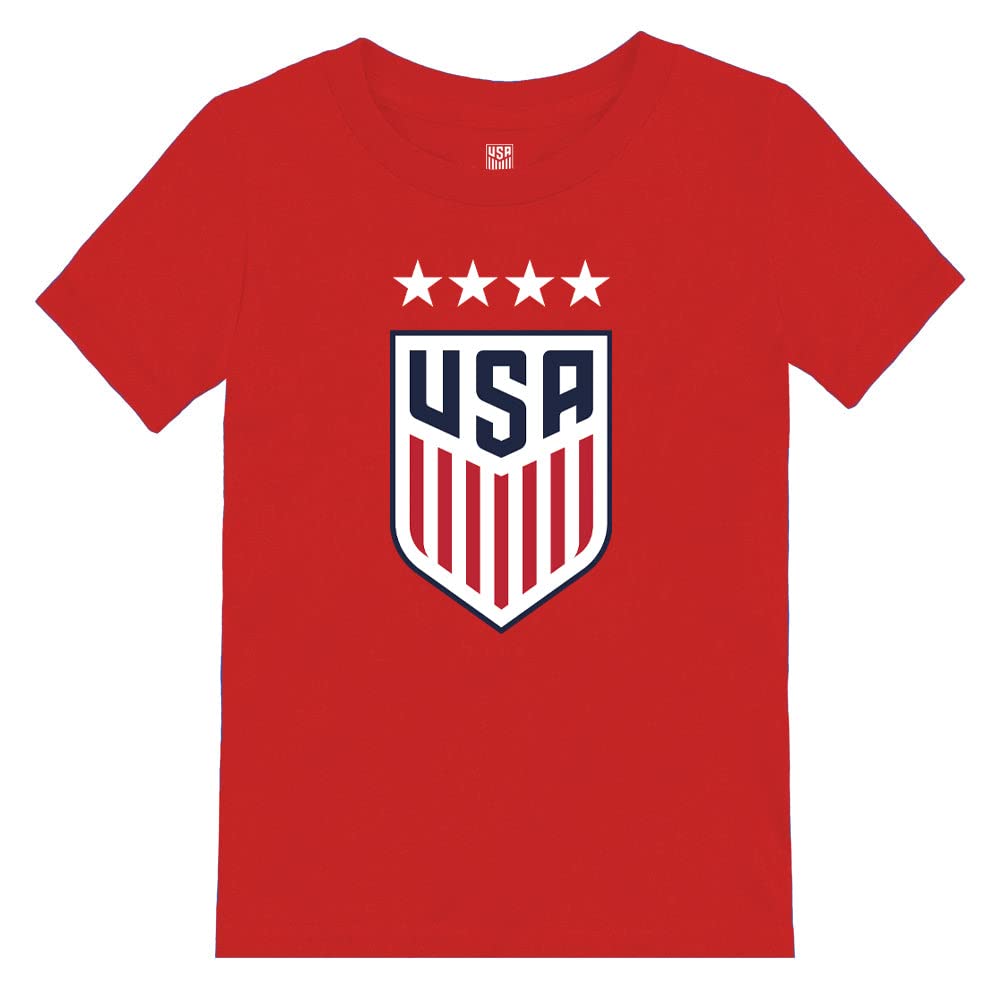 Icon Sports Officially Licensed US Women's National Soccer Team Cotton T-Shirt - Unisex Toddler &amp; Little Kid