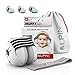 Alpine Baby Muffy Casque Anti Bruit bébé : Protection auditive pour bébés et Tout-Petits de 12 à 36 Mois - Améliore Le Sommeil Pendant Les déplacements - Réglable et Confortable - Noir