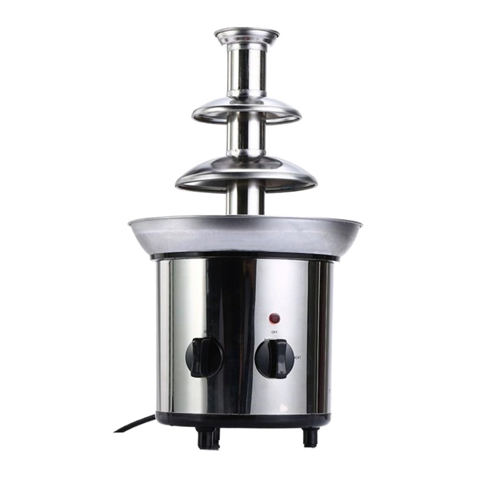 Fuente De Chocolate Eléctrica Cascada Fundición Máquina For Derretir Flujo Continuo Y Suave