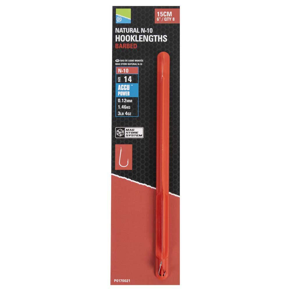 Preston Natural N-10 Mag Store Hooklengths: 20