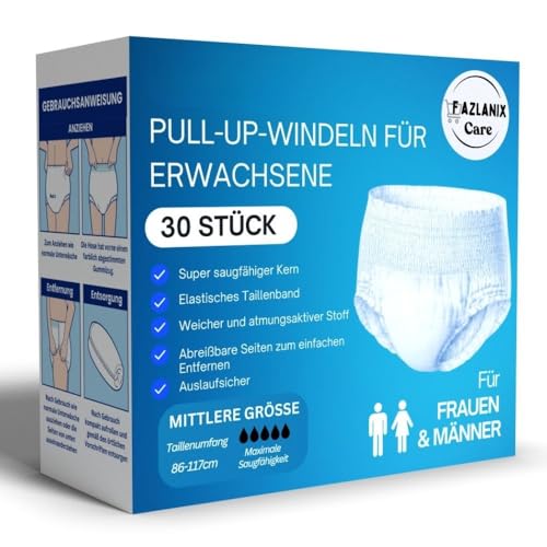 Couches jetables pour incontinence adulte Care Pullup M pour rester au sec
