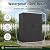 ADDOK Vertical Outdoor Storage Shed with Floor, Resin Garden Shed with Lockable Doors, Waterproof Backyard Storage Cabinet for Lawn Equipment, Garden Tools, Patio and Garage