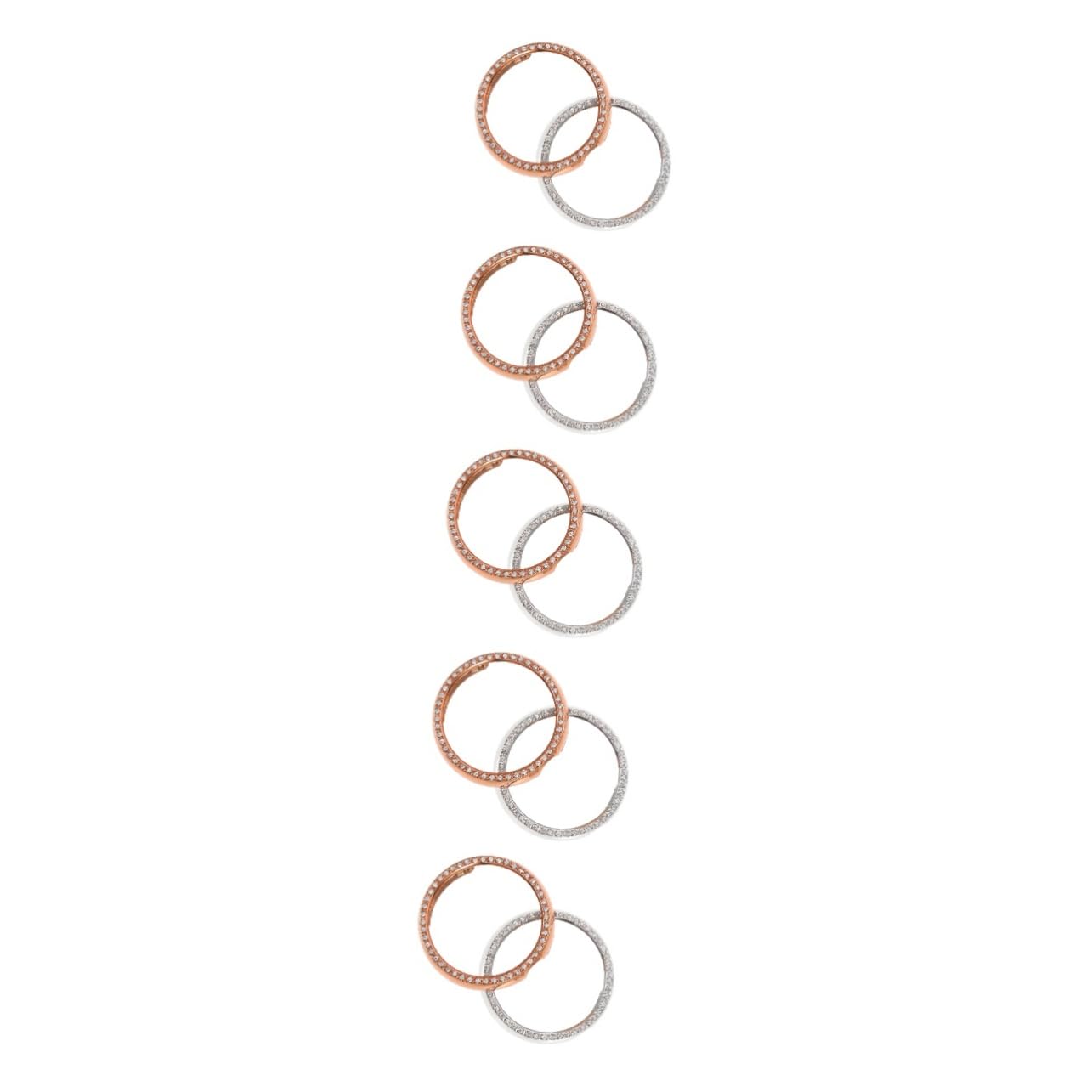 Artibetter 10stücke Uhrenhülle Mit Kristallverzierung Kratzfester Schutz Für Watch Abnehmbares Gehäuse Leicht Und Bequem Und Roségold