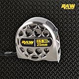 Water and weather proof hollow nikel plated tape measure - UK Brand [RAW LOCK] (Silver Tape, 7.5m) - Image 2