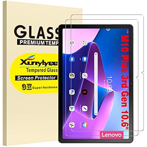 XunyLyee [2 Stück Schutzfolie für Lenovo Tab M10 Plus 3rd Gen 10.6 Zoll Cover
