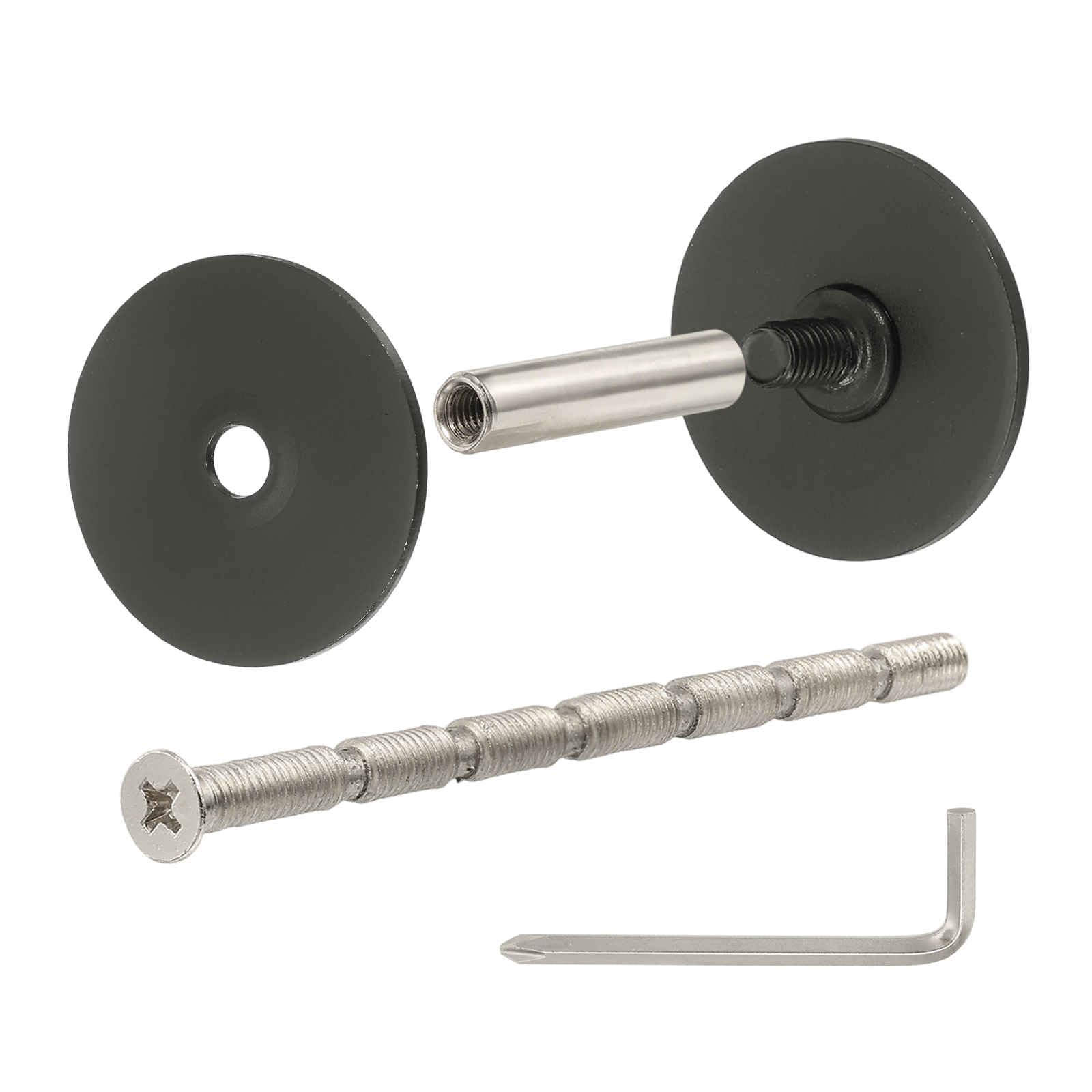 PATIKIL Door Hole Cover Plate for 1" Holes Deadbolt Cover Plates