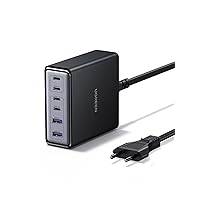 UGREEN Zapix 100W Caricatore USB C, Ricarica Rapida con 6 porte,Stazione di Ricarica