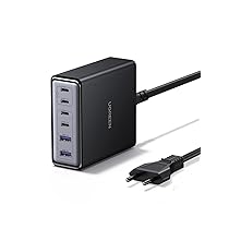 UGREEN Zapix 100W Caricatore USB C, Ricarica Rapida con 6 porte,Stazione di Ricarica da scrivania GaN Compatibile con MacBook Pro, Air, iPhone 17 Pro Max Air, Serie 16-12, Galaxy e Dell