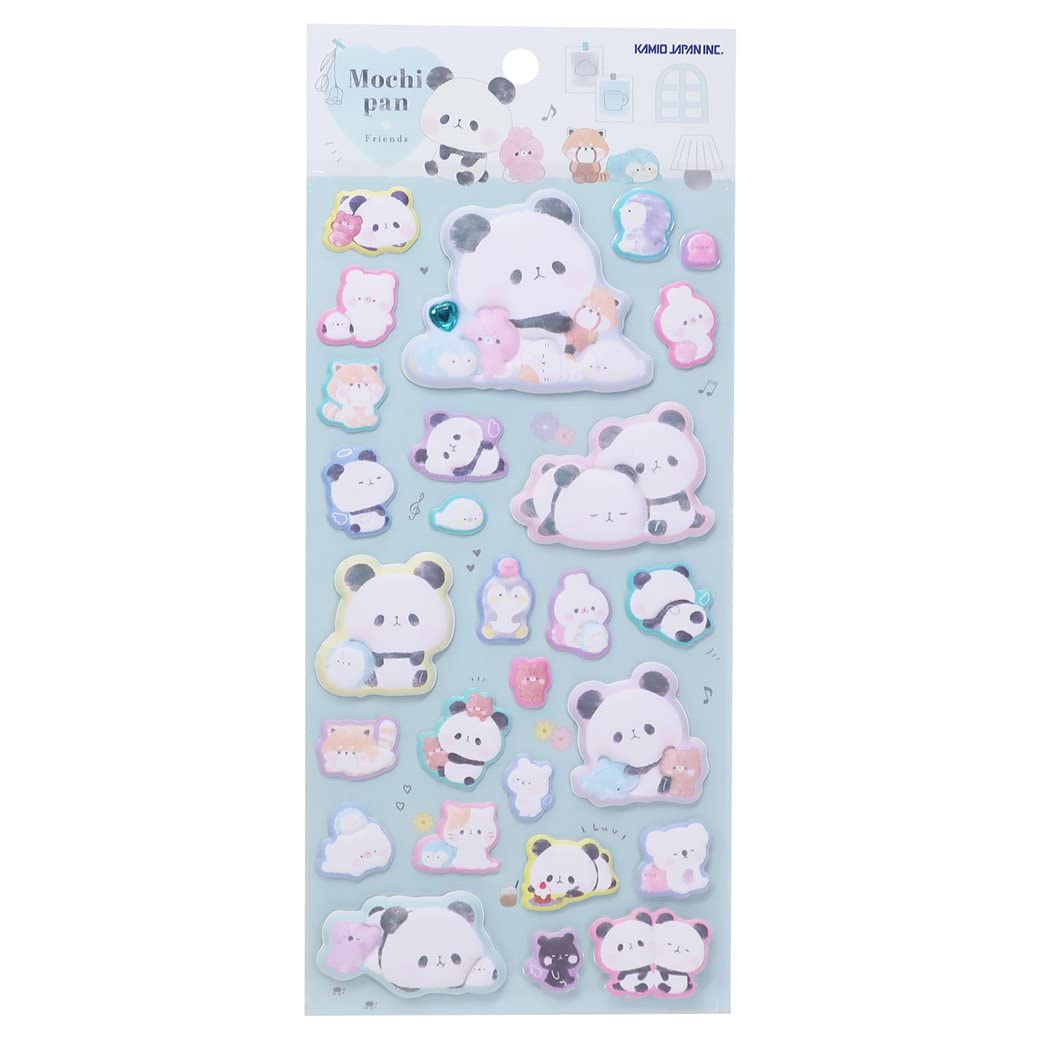 Amazon.co.jp: もちもちぱんだ[シールシート]スーパーもっちりシール