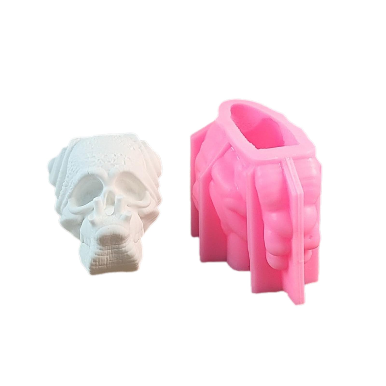 Tsophreniq Skull Snail Shaped Silicone Molds for Making Table Ornaments Epoxy Resin, Plaster Silicone Molds for Gypsum Decorations Soap Making