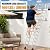 12-Step Attic Stairs Pull Down, Wall Mounted Attic Ladder, Folding Retractable Loft Ladder with Handrails, Heavy Duty Steel Attic Ladder for Loft, 28"×24" Storage Access (Ladder with Handrails)