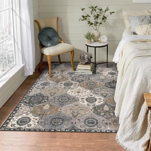 Tapis pour gamelle chat gris 100x150cm rectangulaire grande taille