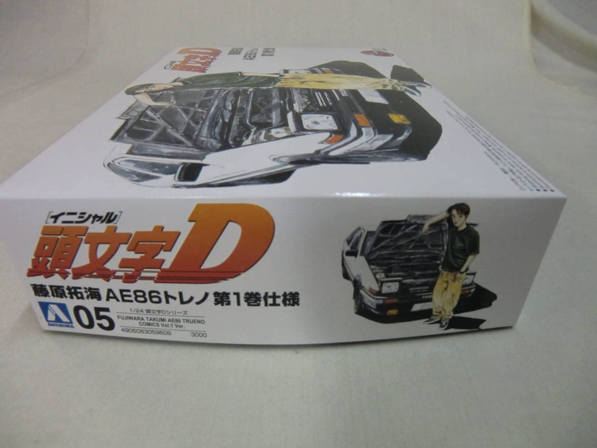 Amazon.co.jp: 1：24 イニシャル頭文字D 藤原拓海 AE86トレノ
