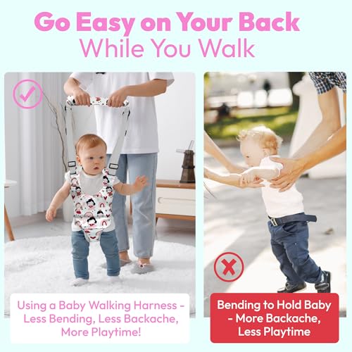 Image of Watolt Baby Walking Harness, Toddler Walker Assistant Belt, 7-24 Months