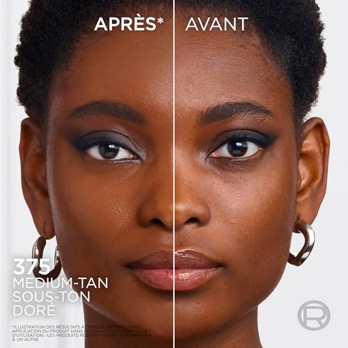 'Oréal Paris Encre de Teint Skin Ink Fond de Teint Haute Couvrance Tenue Semi Permanente Fini Naturel Convient aux Peaux Sensibles Teinte : Medium Warm 375 15 ml - vue 5