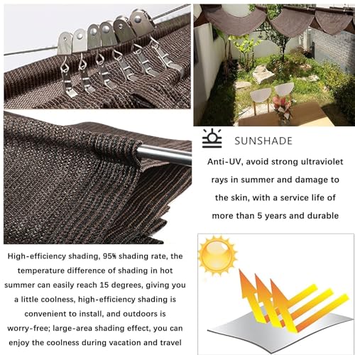 Voile rétractable pour pergola en PEHD perméable sur mesure 2,4x13m - 7