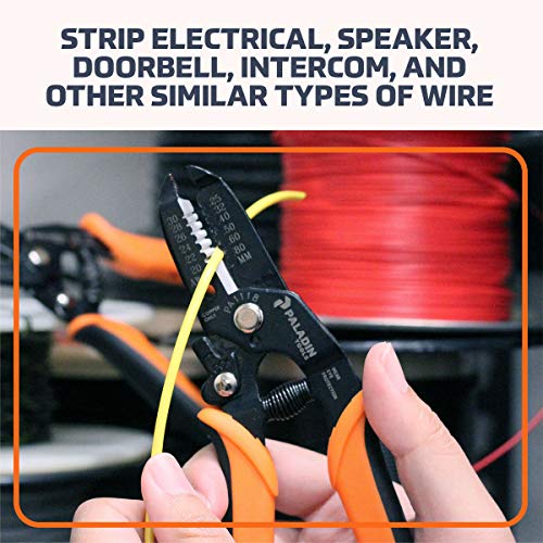 Paladin Tools 20-30 Awg Wire Stripper And Wire Cutter - Professional Grade, Heavy Duty Wire Stripping Tool #TOP2