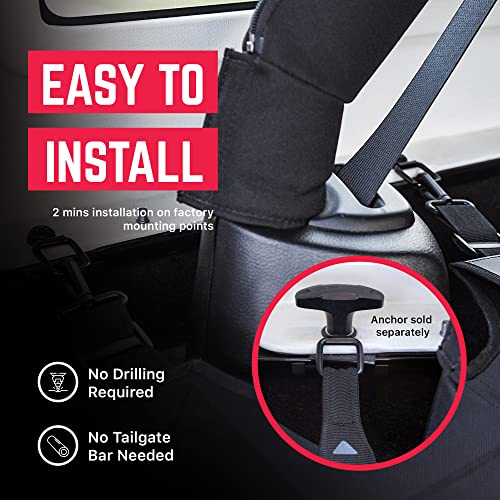 Image of GPCA Cargo Cover for Jeep Wrangler 2018-2024, JL 4-Door SoftTop Reversible