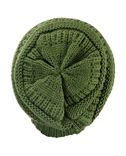 Image of Cambridge Select Thick Slouchy Knit Oversized Beanie Cap Hat