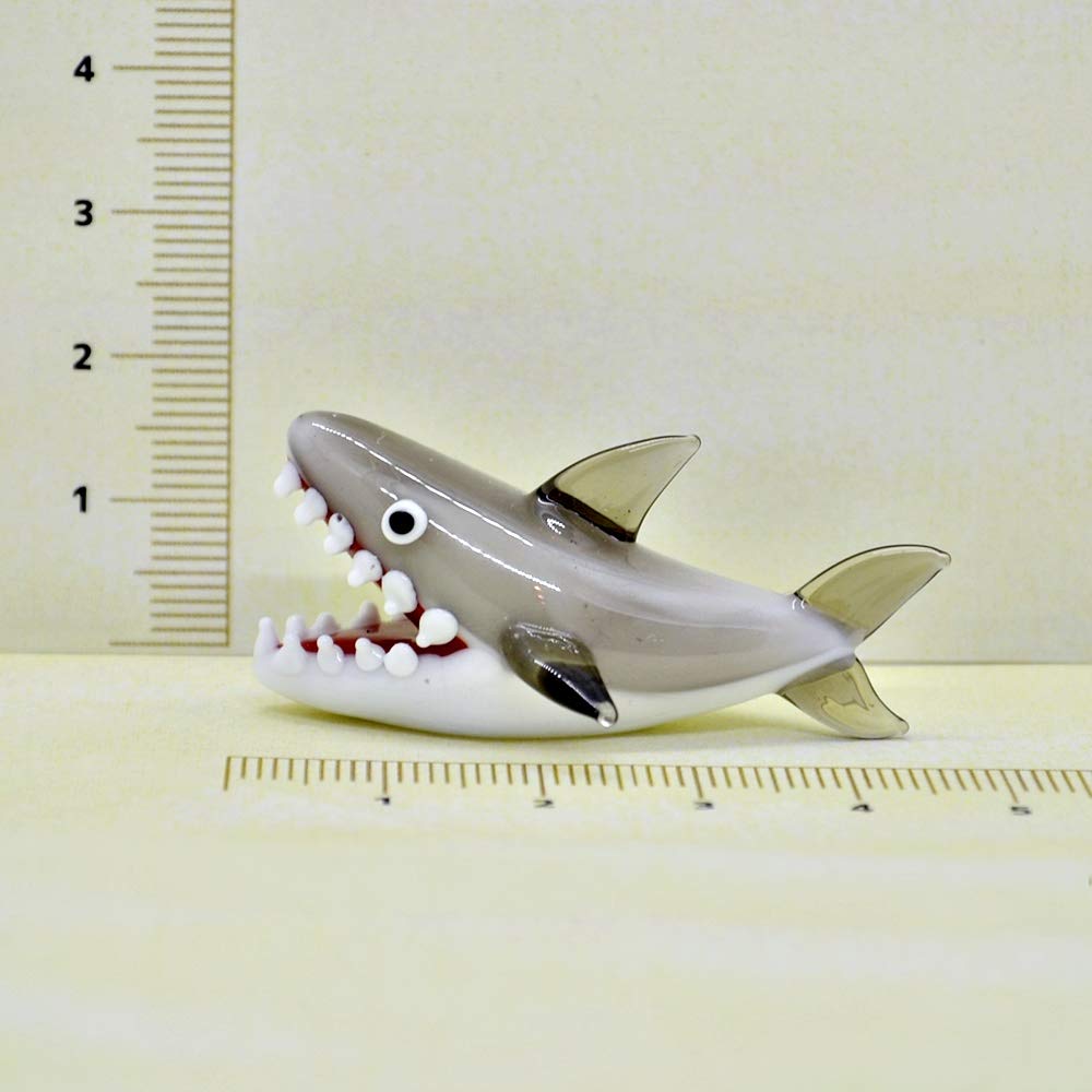 Cute Handmade Glassware CYK1866 Cannibal Shark : Amazon.sg: Home