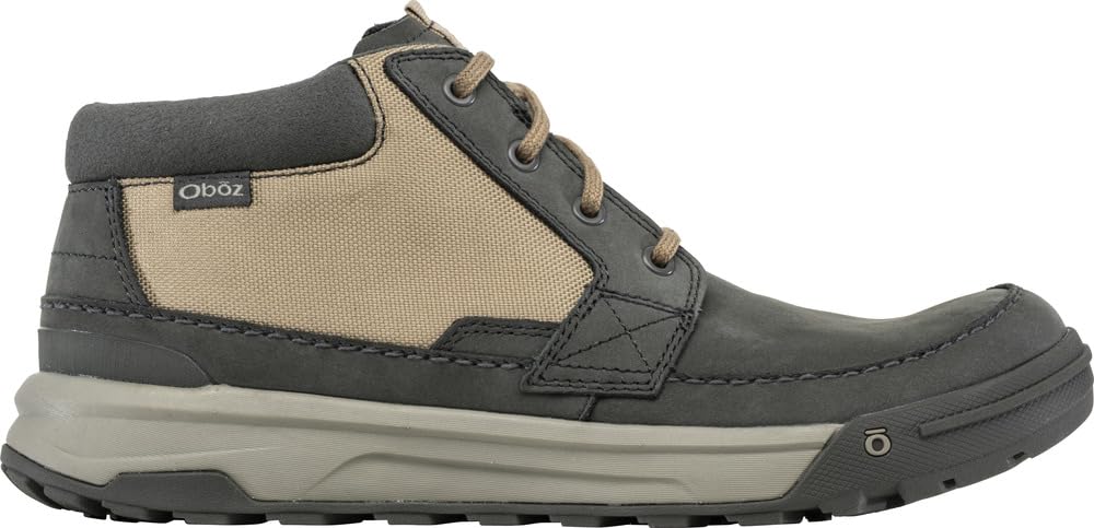 Oboz Men's Burke Chukka Hiking Boot, Nimbus Gray, 11
