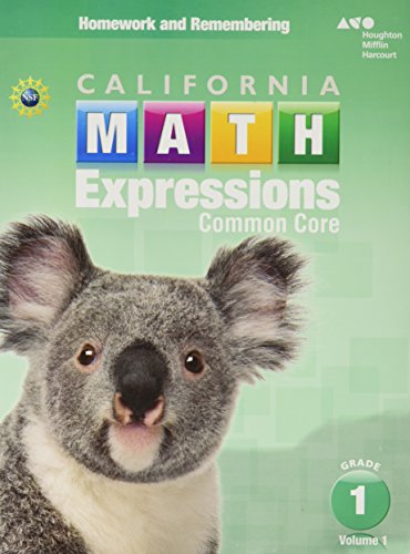 Homework and Remembering Workbook, Volume 1 Grade 1 (Houghton Mifflin Harcourt Math Expressions) Homework and Remembering Workbook, Volume 1 Grade 1 (Houghton Mifflin Harcourt Math Expressions)