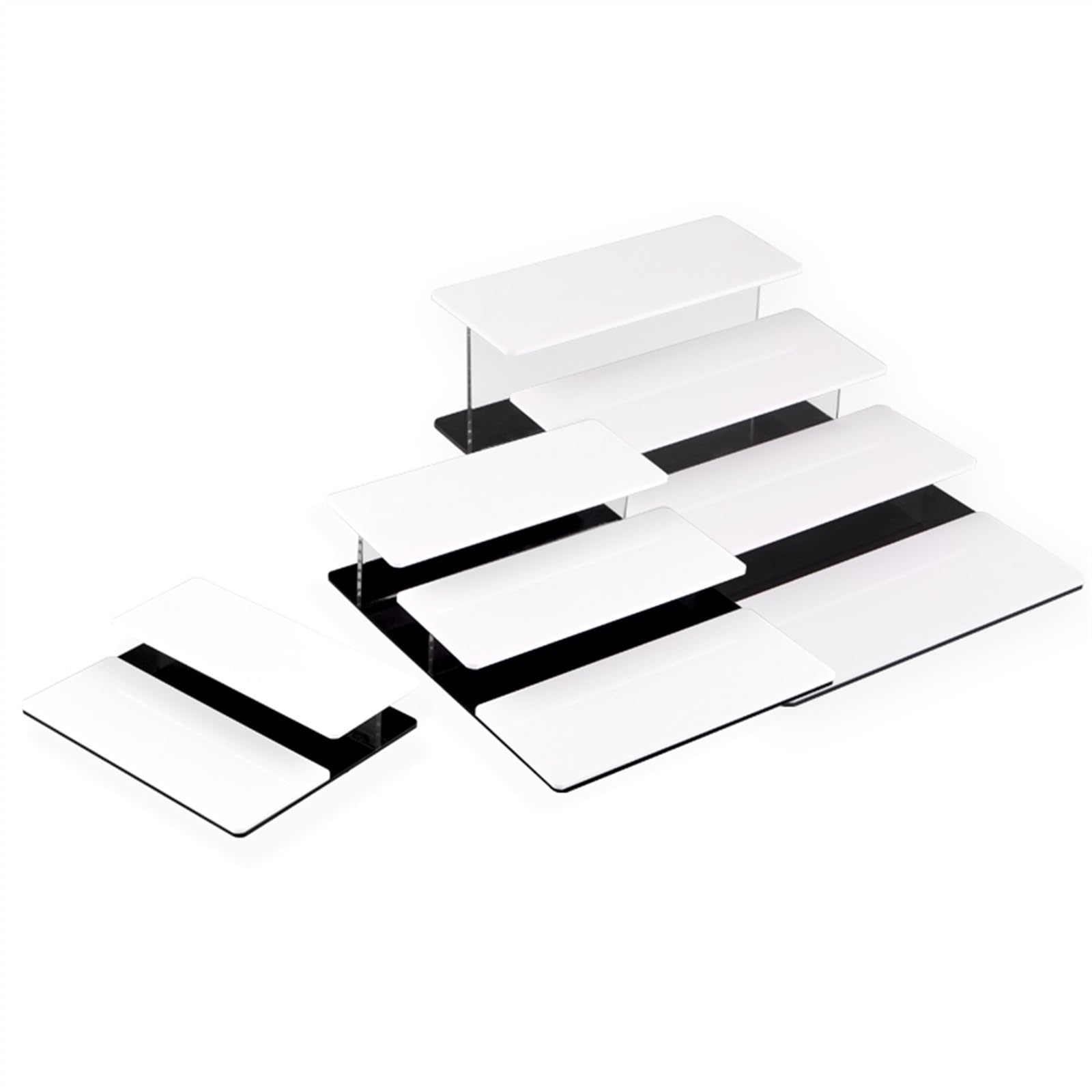 Brillenhalte Brillen-Aufbewahrungsregal, Home-Store-Display-Rack, Acryl-Desktop-Display-Rack, dekorative Requisiten Brillenständer (Size : Three Layers)